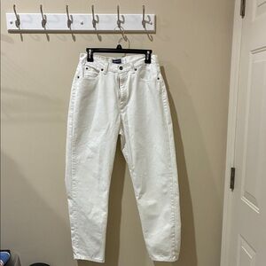 Liz Claiborne classic fit white jeans